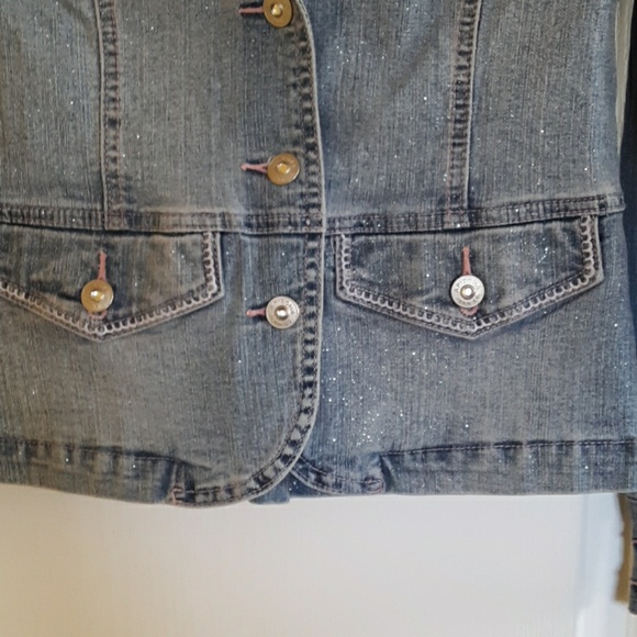🎉Price Drop! Arizona Jean Co. Jean Jacket Girls Size M 10/12 - Picture 5 of 5